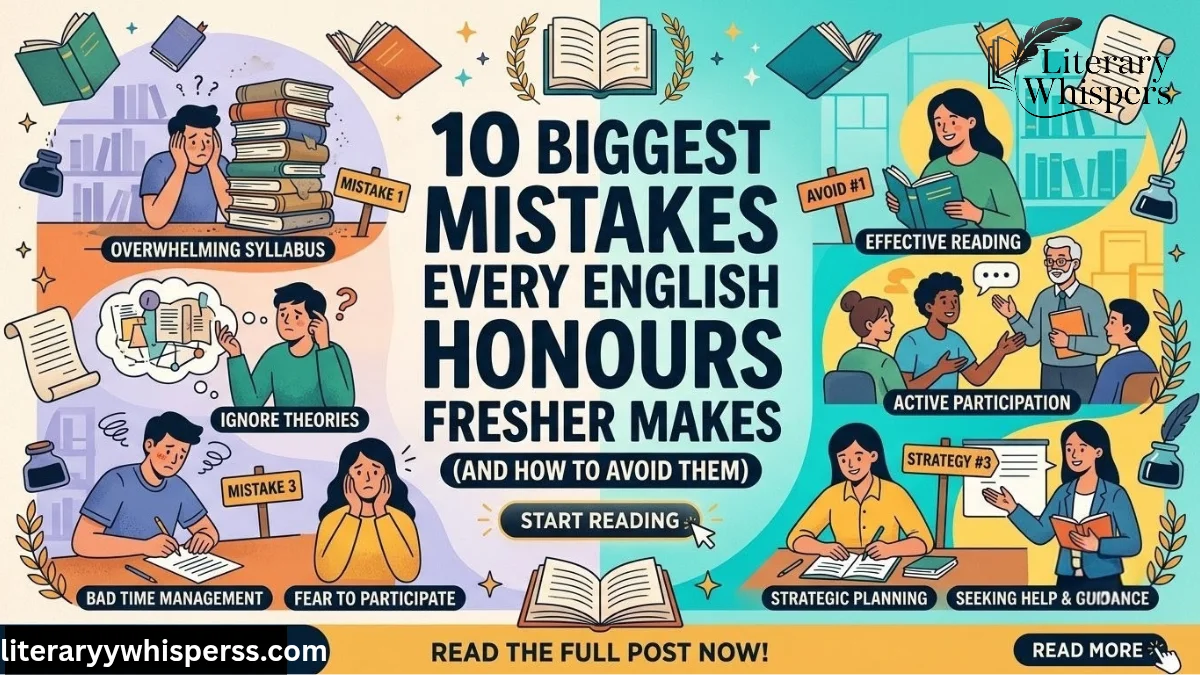 Biggest Mistakes Every English Honours Fresher Makes