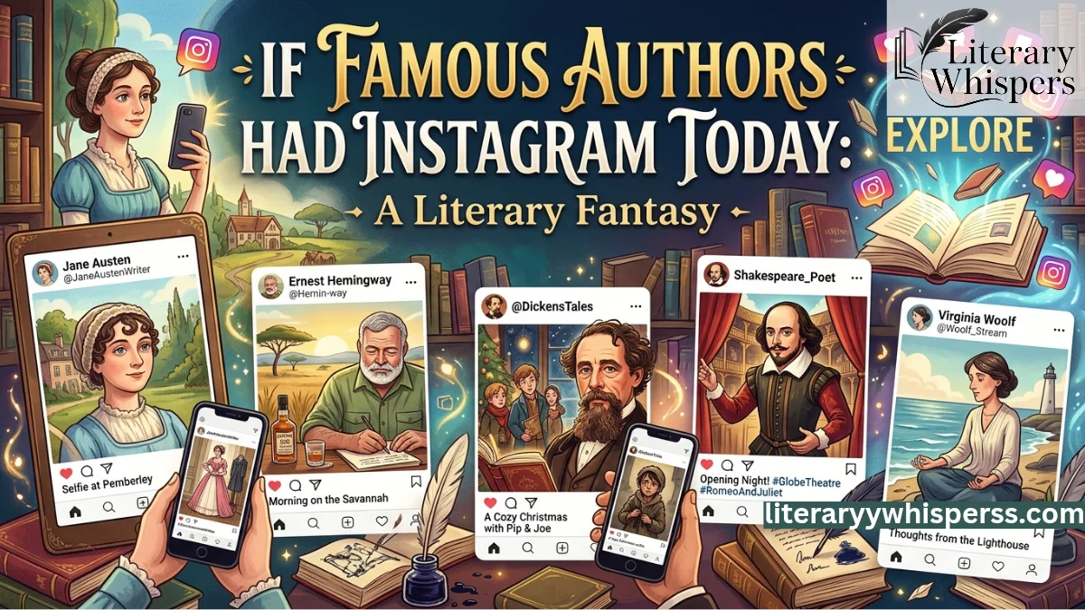 If Famous Authors Had Instagram Today