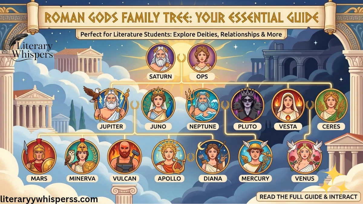 The Complete Family Tree of Roman Gods